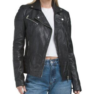 BOD & CHRISTENSEN Blake Leather Moto Jacket